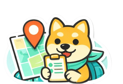 Digital nomad planning a stay in South Korea on laptop